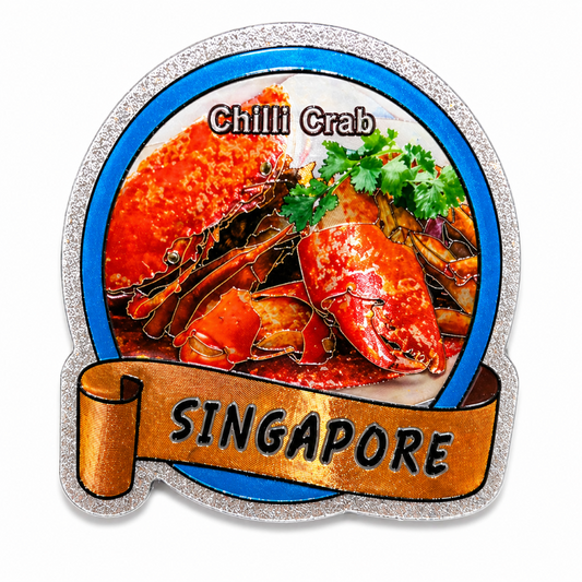 Singapore Food Feast Magnet – Iconic Local Delights Souvenir