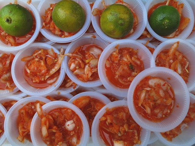 Cincalok Spicy Cuttlefish (Cincalok Sotong Cap Kelong)