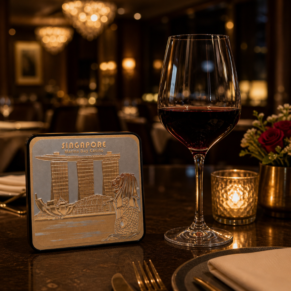 Singapore Icon Coaster Souvenir