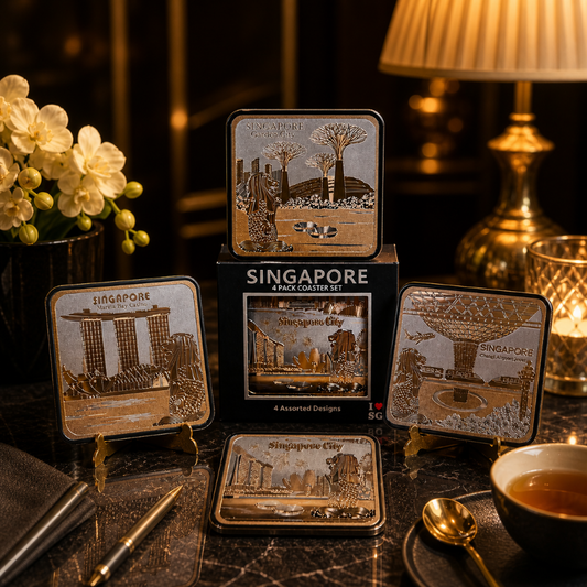 Singapore Icon Coaster Souvenir