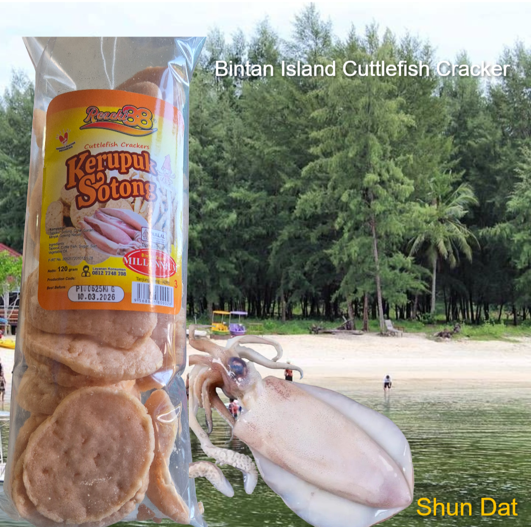 Indonesia Bintan Island Cuttlefish Cracker