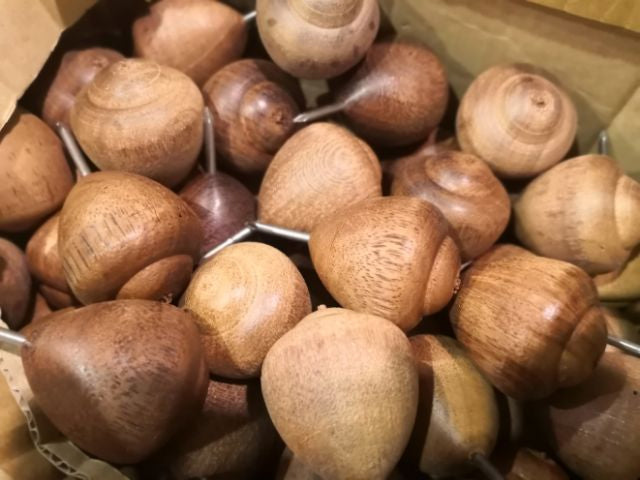 Childhood Toy Wooden Spinning Top