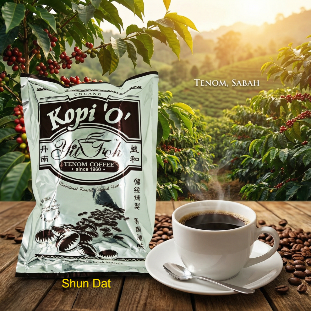 Yit Foh Tenom Kopi O Kosong (Sabah Traditional Coffee)