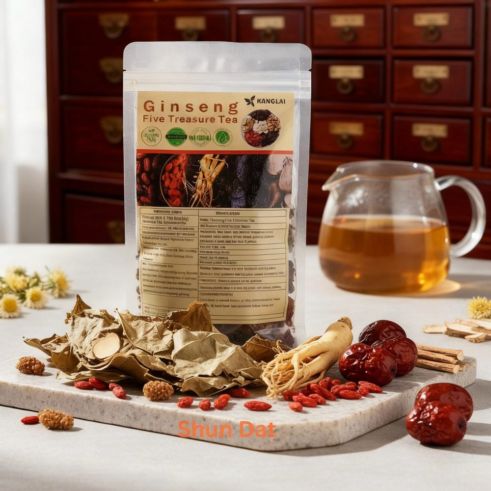 Ginseng Five Treasure Tea Maca Powder and products