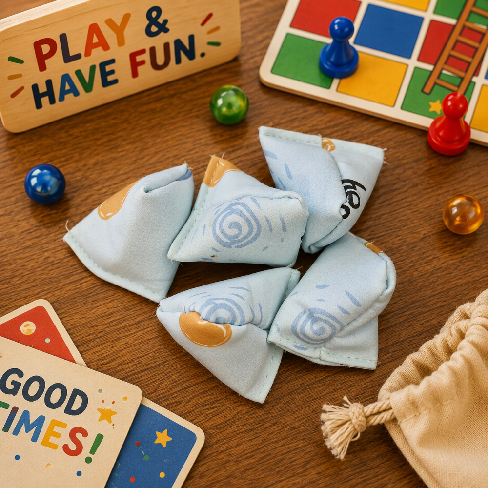 Traditional Childhood Toy Five Stones Game