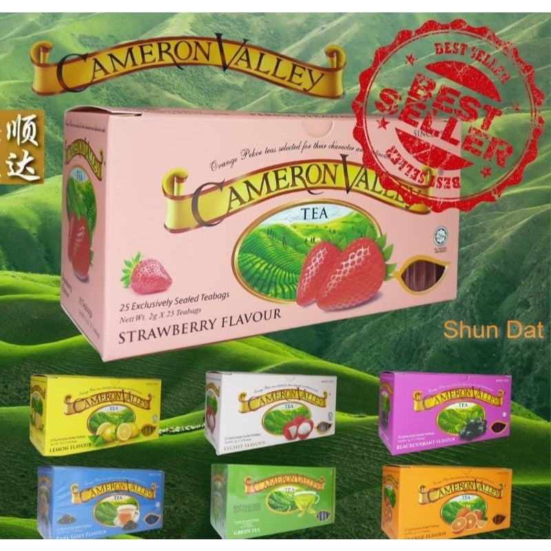 Teh Cameron Valley Strawberry Flavour Tea and Tea Series