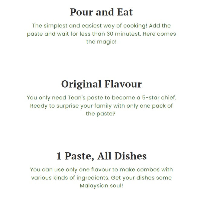 Tean's Gourmet Vegetarian Curry Paste