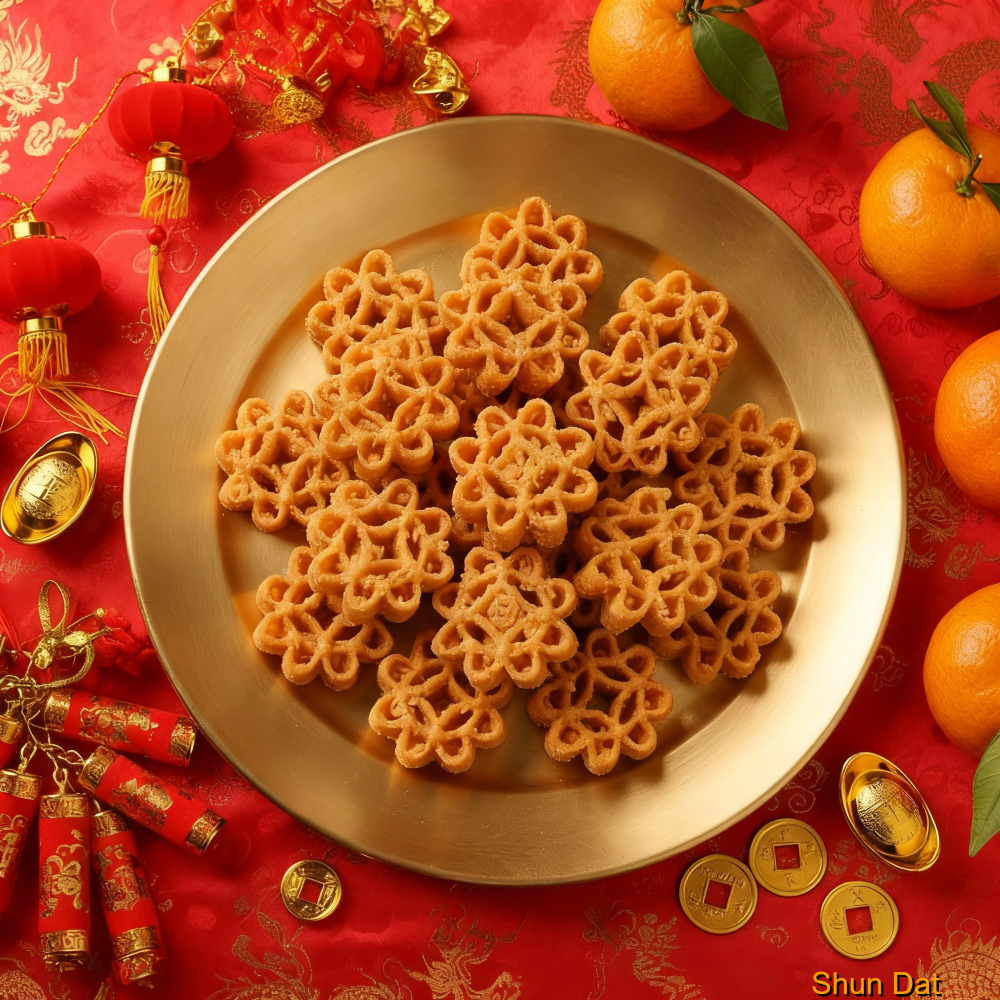 Rose Cookie Honeycomb Biscuit and Products