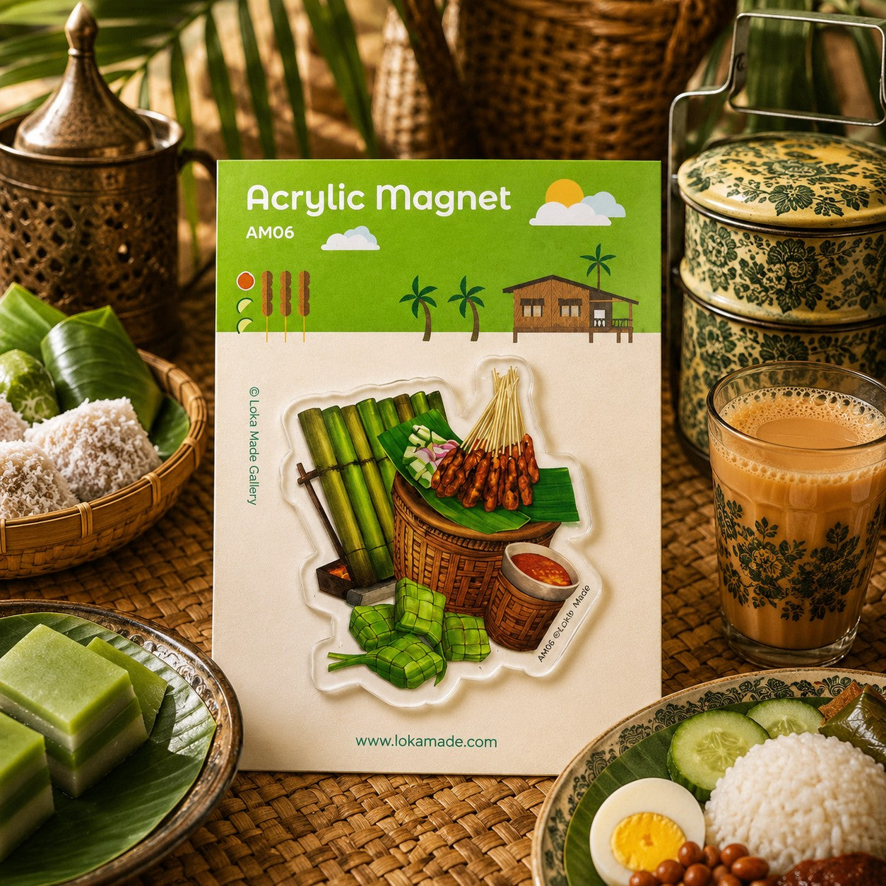 Acrylic Food Magnet Souvenir – Singapore Heritage Collection