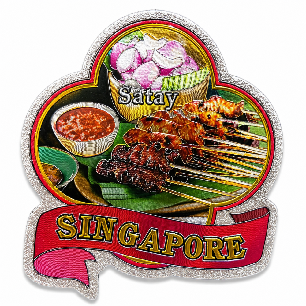 Singapore Food Feast Magnet – Iconic Local Delights Souvenir