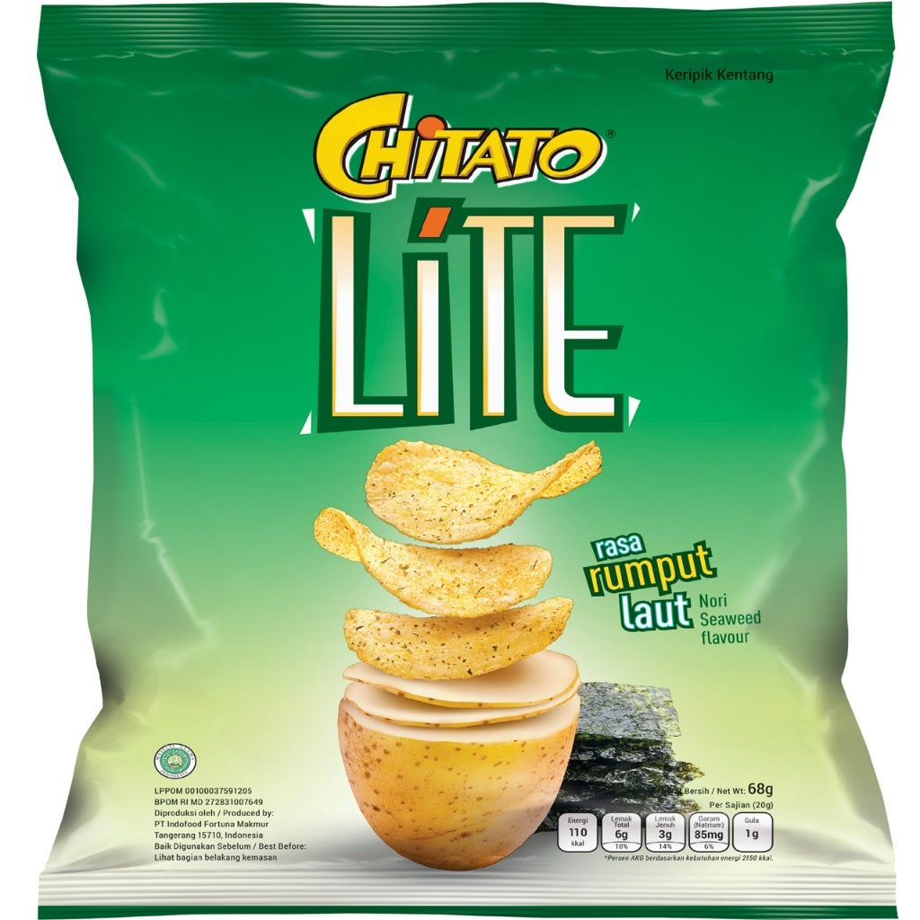 Chitato Lite Seaweed Snack (Indomie Fried Noodles) and Products