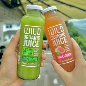 Wild One Organic Juice Lean& Green (Kiwi, Banana, Mango & Mix Greens) and Products
