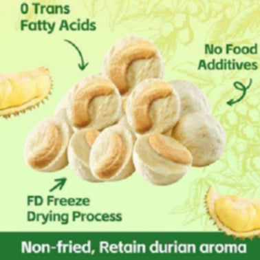 Freeze Dried Durian With Cashew Nuts
