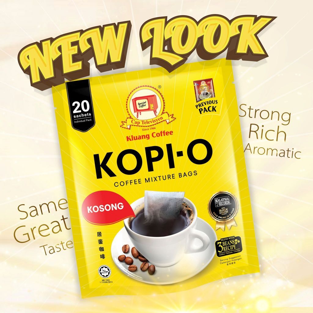 Train Brand Penang Coffee O No Sugar Added