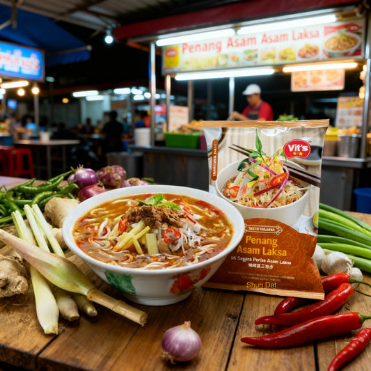 Vit’s Malaysian Noodle Series -Penang Asam Laksa And Products