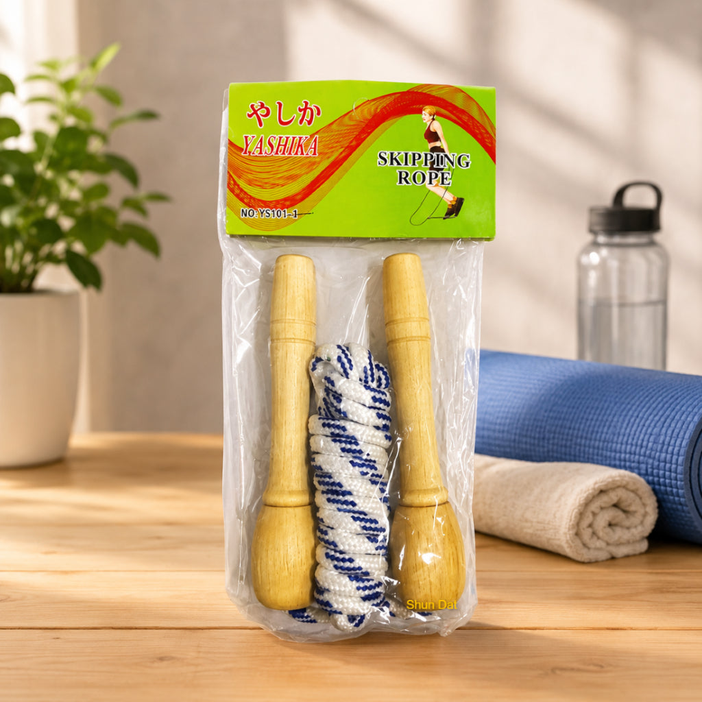 Childhood Toy Wooden Skipping Rope
