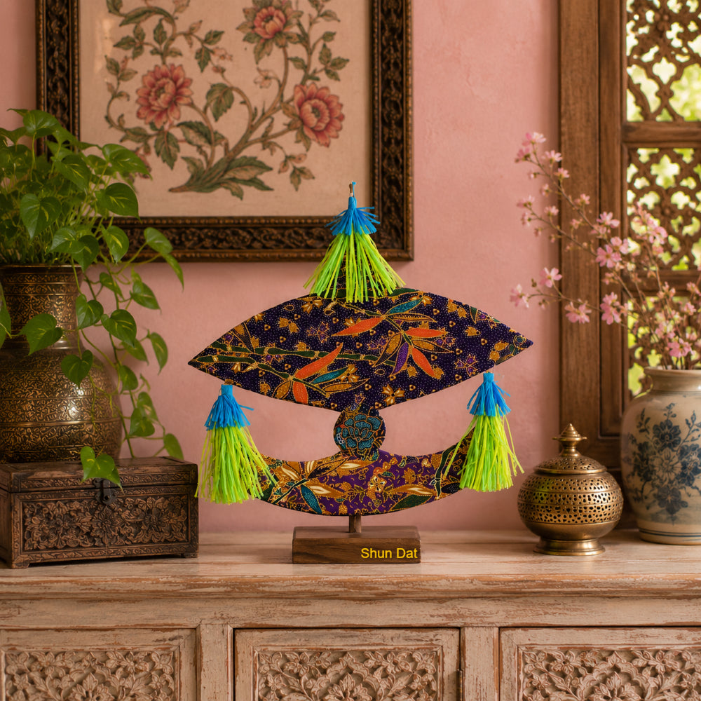 Traditional Wau Batik Decorative Hanging Ornament