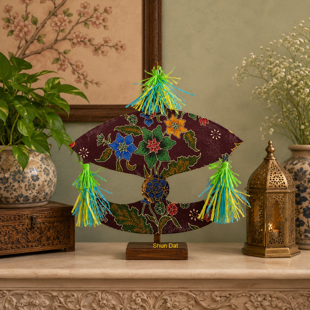 Traditional Wau Batik Decorative Hanging Ornament