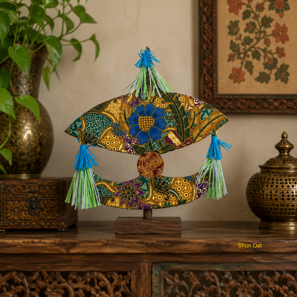 Traditional Wau Batik Decorative Hanging Ornament