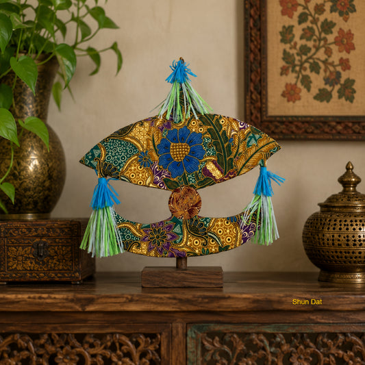 Traditional Wau Batik Decorative Hanging Ornament