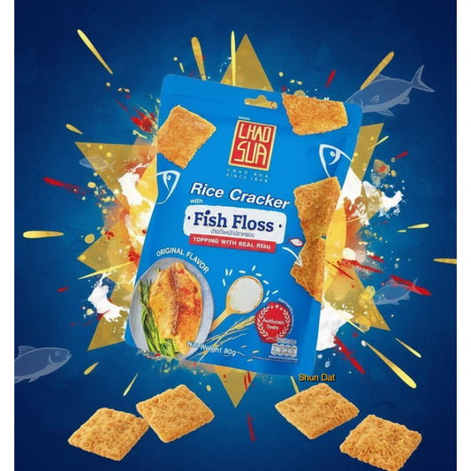 Chao Sua Rice Crackers With Fish Floss/Yom Yum Kung/ Roasted Squid and Products