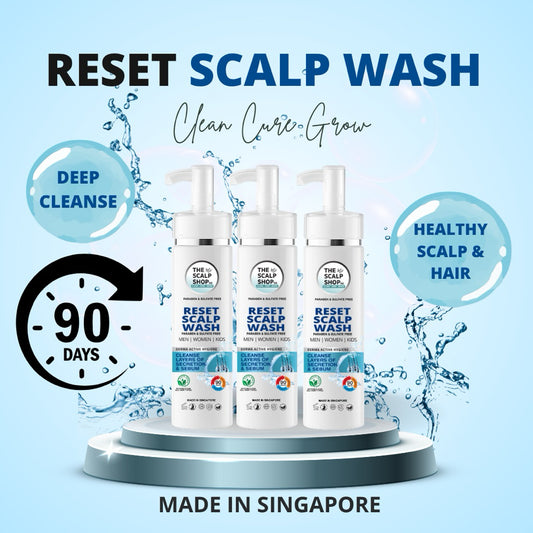Hair Grow Scalp Wash All in one Shampoo 150ml Made In Singapore