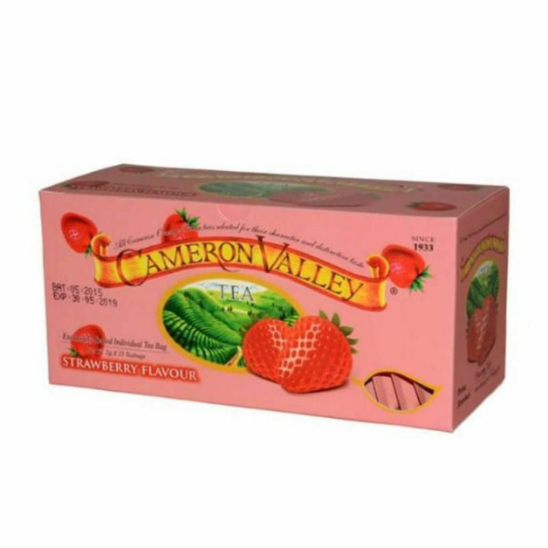 Teh Cameron Valley Strawberry Flavour Tea and Tea Series