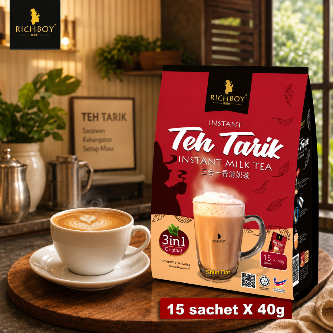 Richboy 3 in 1 Teh Tarik (Instant Milk Tea)