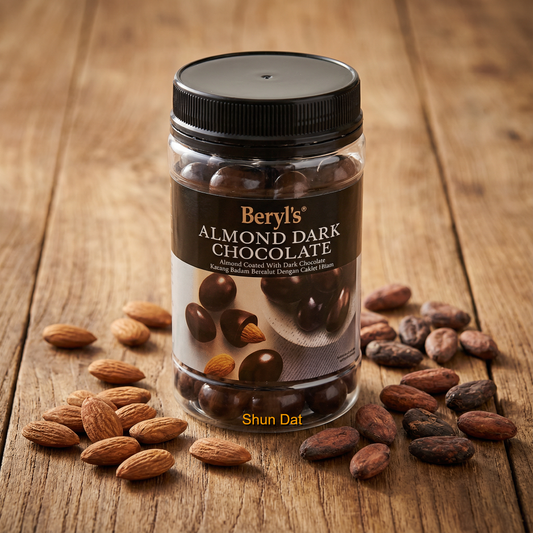 Beryl's Almond Coated Dark Chocolate