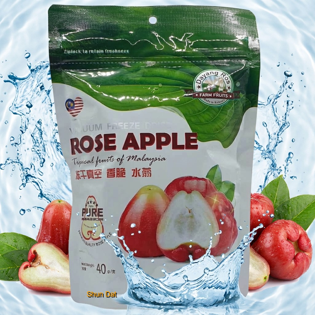 Vacuum Freeze Dried Mangosteen / Dried Jackfruit / Dried Mango / Dried Pineapple / Dried Lime / Dried Rose Apple (Dayang Ros)