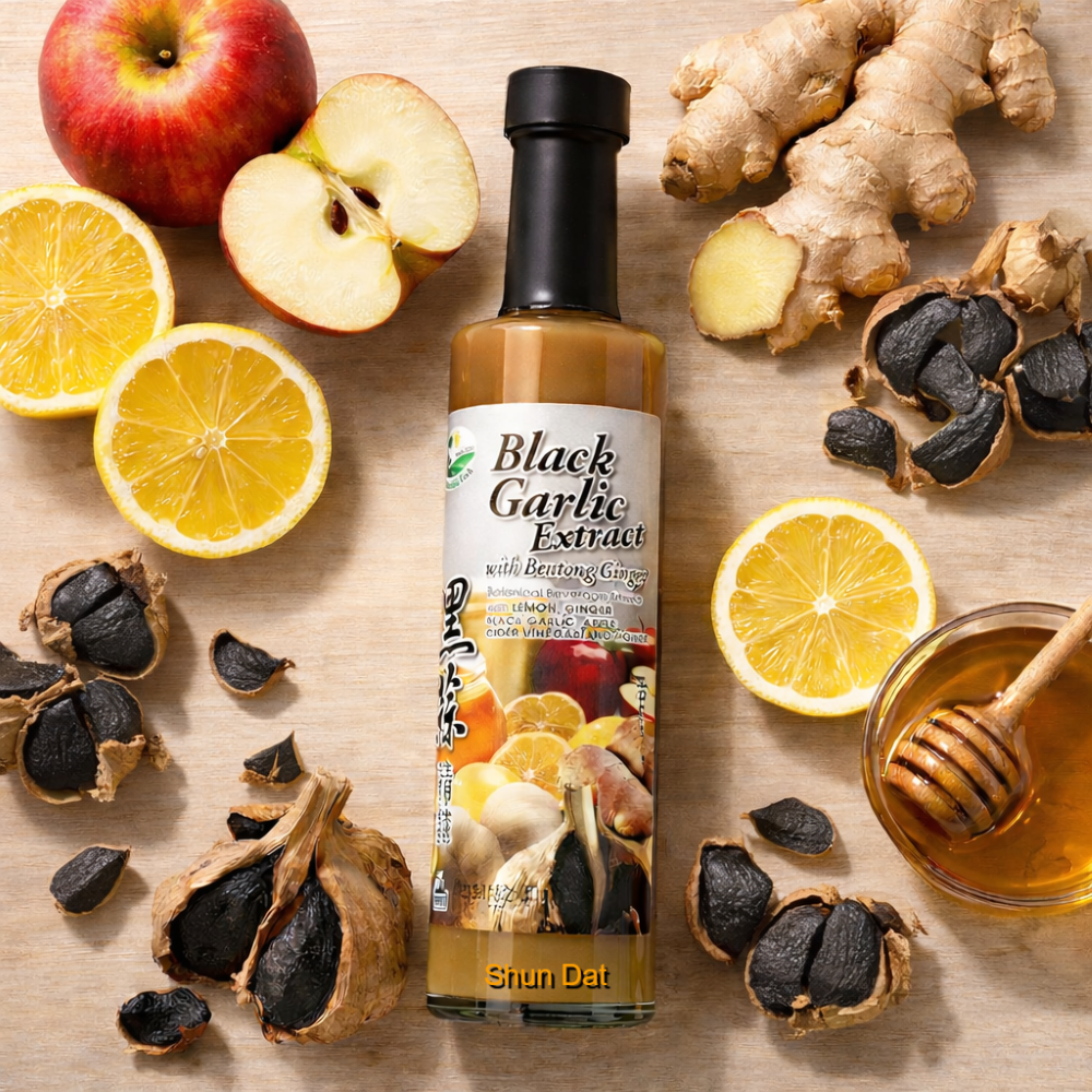 GBT Black Garlic Extract With Bentong Ginger (Black Garlic/Bentong Ginger/Apple Cider/Lemon/Honey)