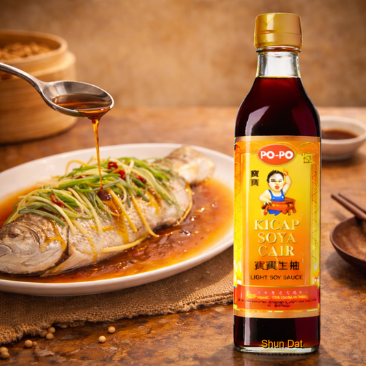 Popo Light Soy Sauce and Condiments