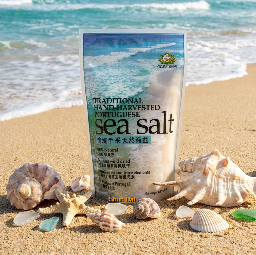 Sea Salt (Organic Spring Traditional Hand-Harvested Portuguese Fine Sea Salt)